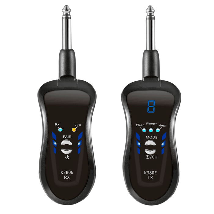 🎸GitaFish Wireless Guitar System comes with Bluetooth and three sound effects-Digital Guitar Transmitter Receiver K380E🎸