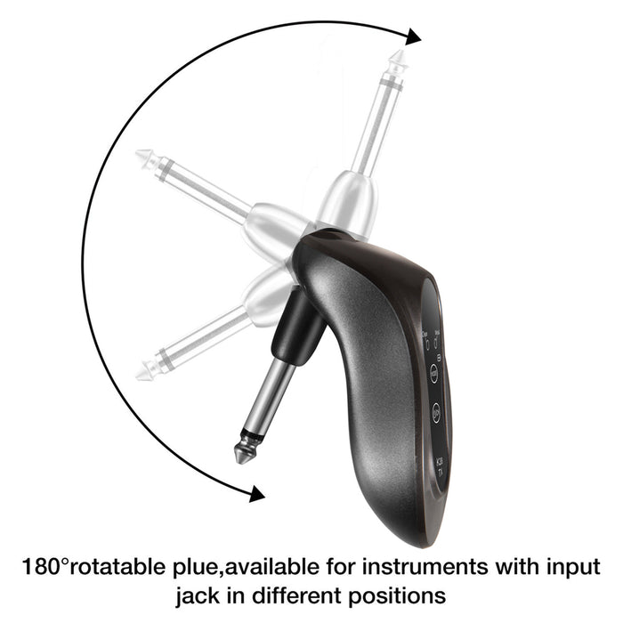 GitaFish Wireless Guitar System comes with 2 sound effects-Digital Guitar Transmitter Receiver K380