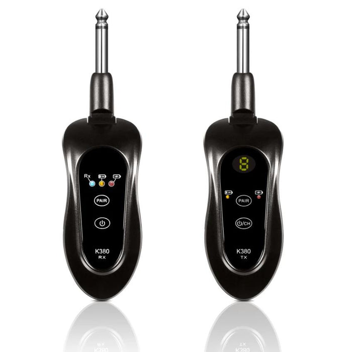GitaFish Wireless Guitar System comes with 2 sound effects-Digital Guitar Transmitter Receiver K380