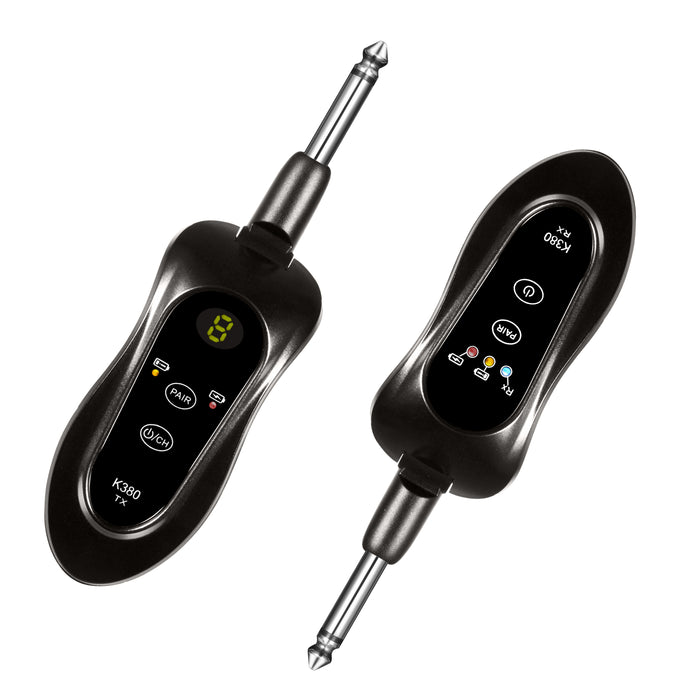 GitaFish Wireless Guitar System comes with 2 sound effects-Digital Guitar Transmitter Receiver K380